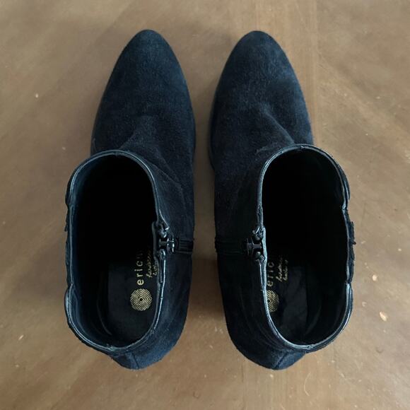 Market & Spruce Lily Stretch Gore Suede Bootie Dark Gray Chelsea Boot Size 9.5 - Picture 4 of 9